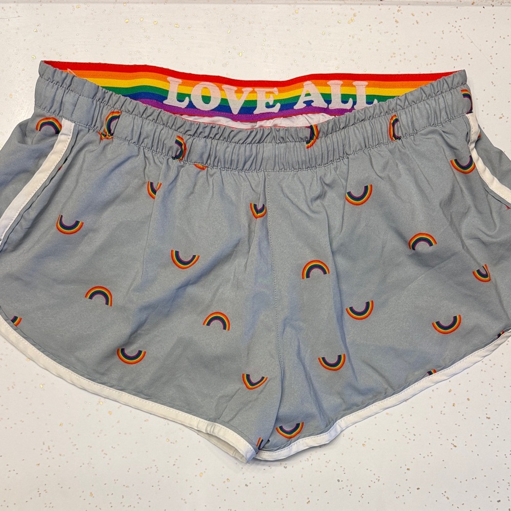 Gray Rainbow Women's Shorts